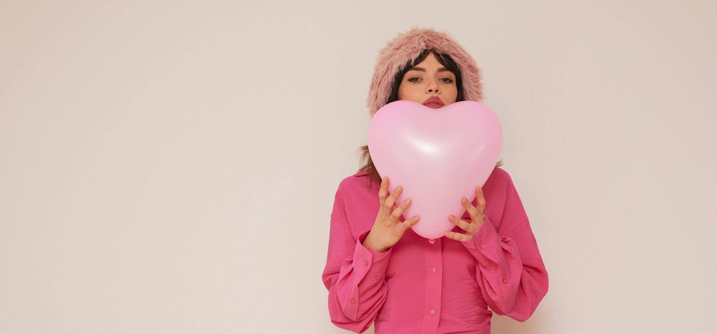 When a complete stranger wears her heart on her sleeve... or in front of her face... what do you think? "How nice" or something else?