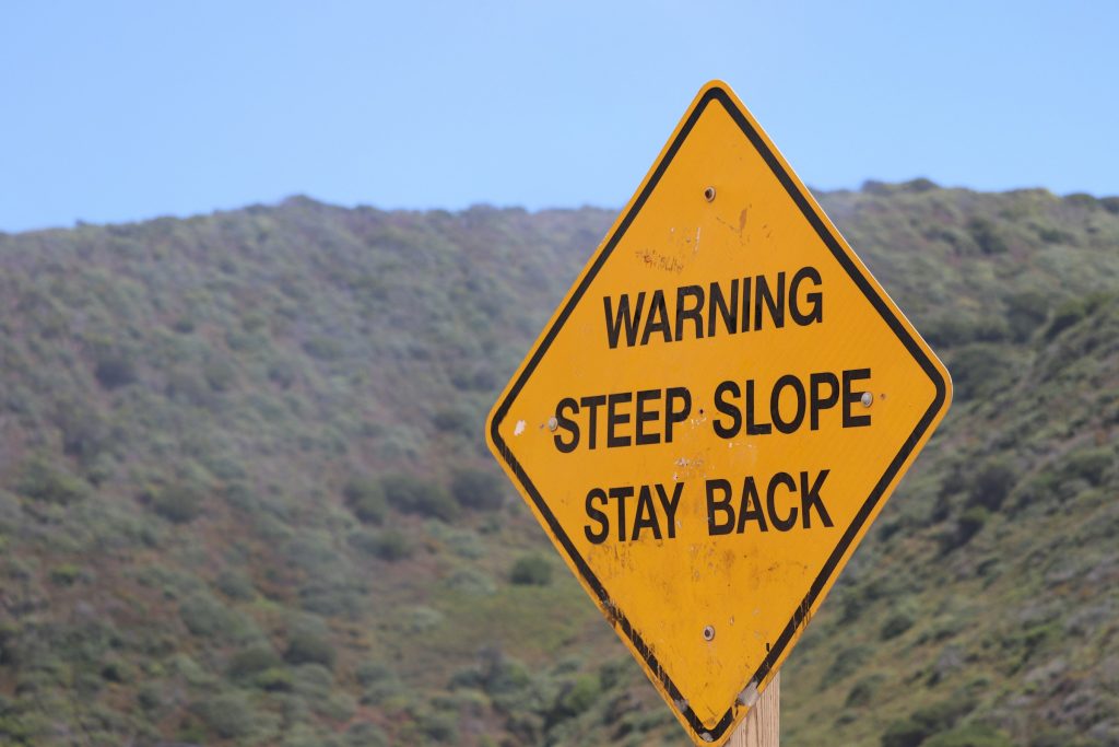 Caution. All players do not announce themselves with warning signs.